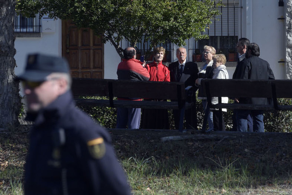 El golpista teniente coronel Antonio Tejero tampoco ha faltado a la cita y aguarda en Mingorrubio. (Curto DE LA TORRE / AFP)
