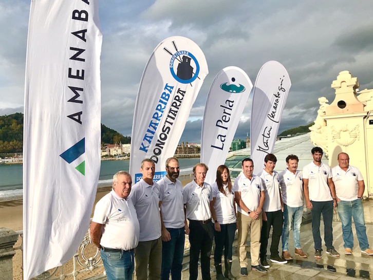 Un momento del acto celebrado en Donostia. (KAIARRIBA)
