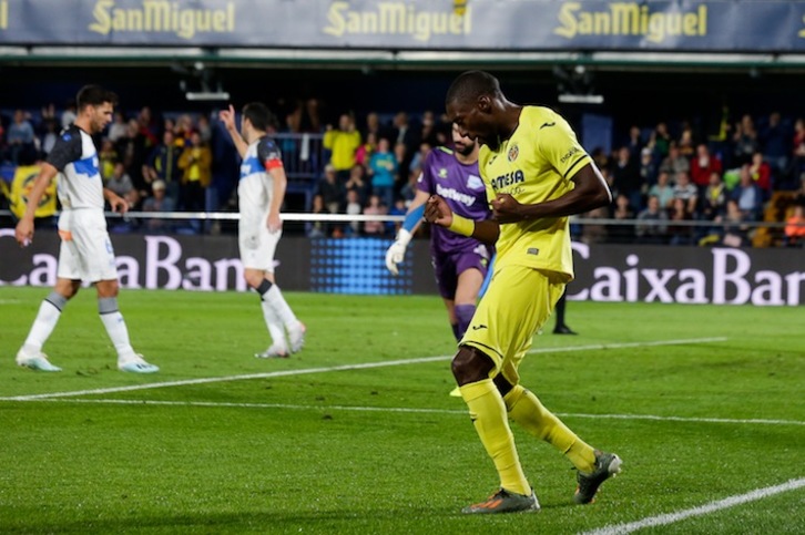Ekambi, autor de los dos primeros goles del Villarreal (LOF)