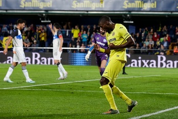 Ekambi, autor de los dos primeros goles del Villarreal (LOF)