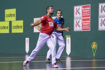 Oinatz Bengoetxeak ezin izan du partida amaitu(Iñigo URIZ/FOKU)