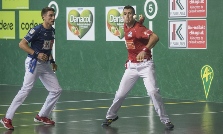 Amaieran jokatu du Erik Jakak hobekien. (Andoni CANELLADA/FOKU)