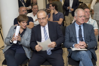 Imagen de archivo de Elizalde, Maya y Echeverría. (Iñigo URIZ/FOKU)