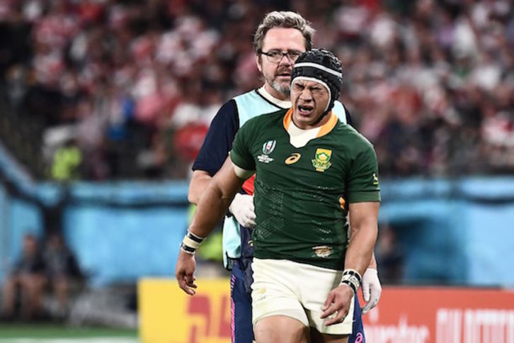 Cheslin Kolbe se lesionó ante Japón, pero ya se ha recuperado y volverá al XV de Sudáfrica. ( ANNE-CHRISTINE POUJOULAT / AFP)