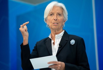 Christine Lagarde inica este 1 de noviembre su mandato al frente del BCE. (Saul LOEB | AFP)