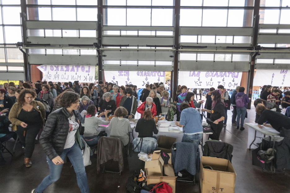 Jardunaldiak hasi aurreko uneak. (Endika PORTILLO/FOKU) Jardunaldiak hasi aurreko uneak. (Endika PORTILLO/FOKU)