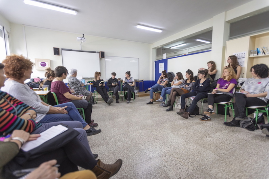 Jardunaldietan eskaintzen duten tailerretako bat. (Endika PORTILLO/FOKU) Jardunaldietan eskaintzen duten tailerretako bat. (Endika PORTILLO/FOKU)