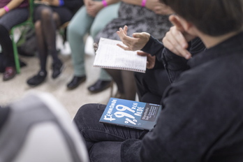 Jardunaldien azkenengo eguna Mugimendu Feministaren erradiografia egiteko probestu dute (Endika PORTILLO/FOKU)