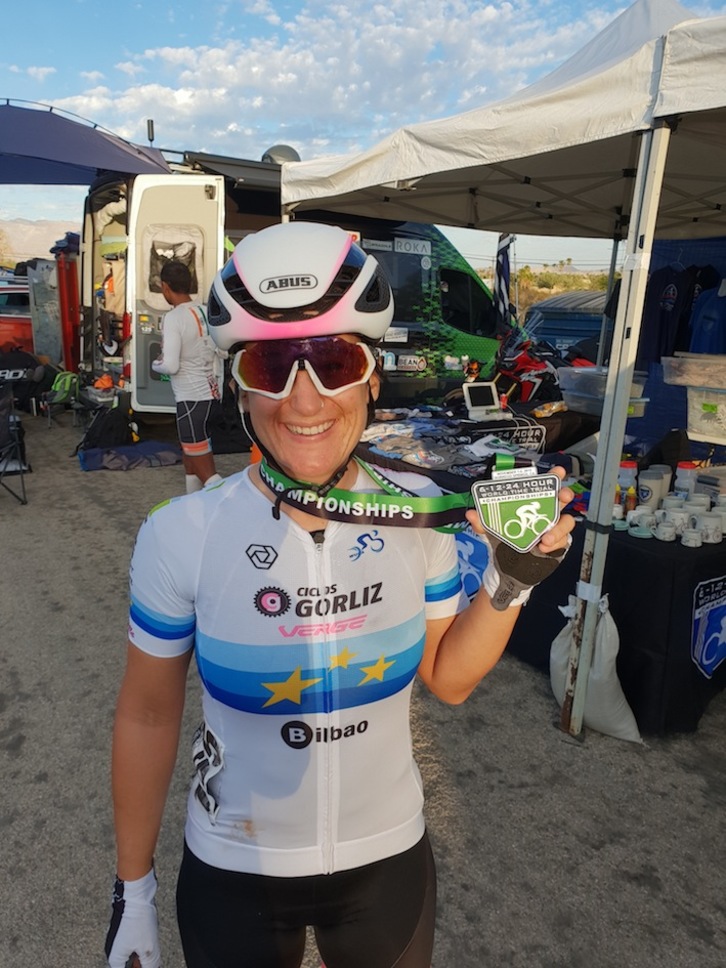 Ziortza Villa, feliz tras acabar cuarta en California (ZIORTZA VILLA)