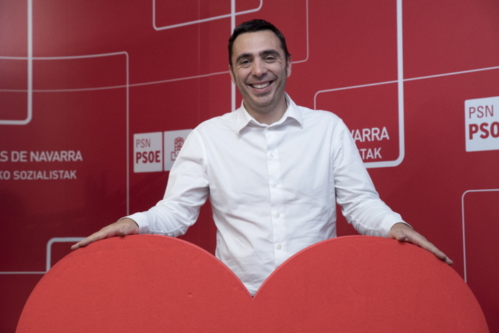 El candidato del PSN al Senado, Toni Magdaleno. (Iñigo URIZ/FOKU)