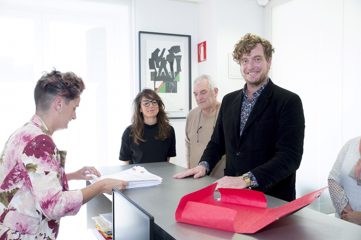 Maiorga Ramírez, líder del sector crítico de EA. (Iñigo URIZ/FOKU)