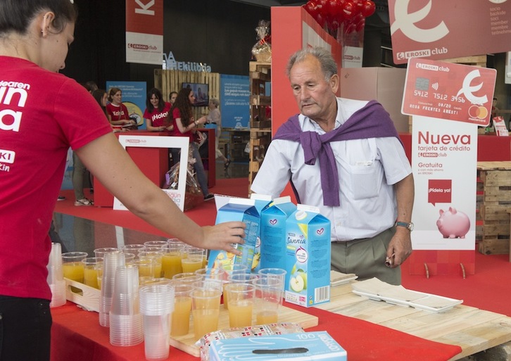 Eroski ha recibido el premio BTEM por su apuesta por la salud y el producto local. (Monika DEL VALLE | FOKU)