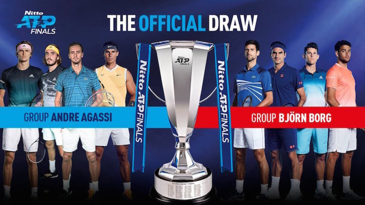 Cartel oficial de las ATP Finals que comienzan el domingo en Londres. (ATP TOUR)