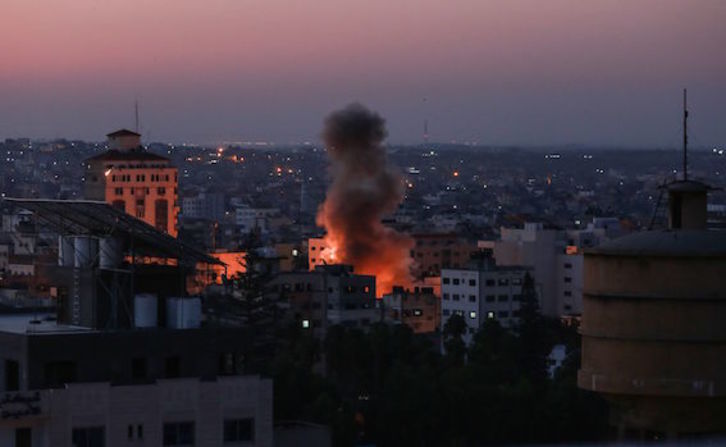 Consecuencias del ataque israelí a la ciudad de Gaza. (Bashar TALEB/AFP)