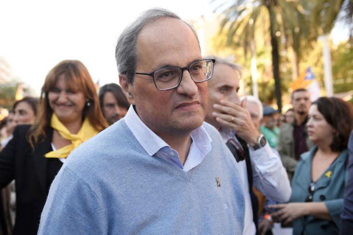 El president, Quim Torra. (Josep LAGO / AFP)