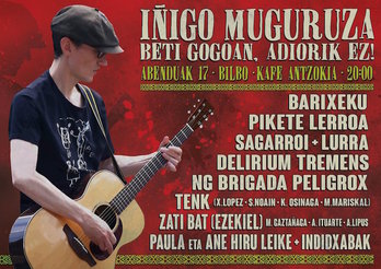 Jaialdiaren afixa, Fermin Muguruzak argitaratua.