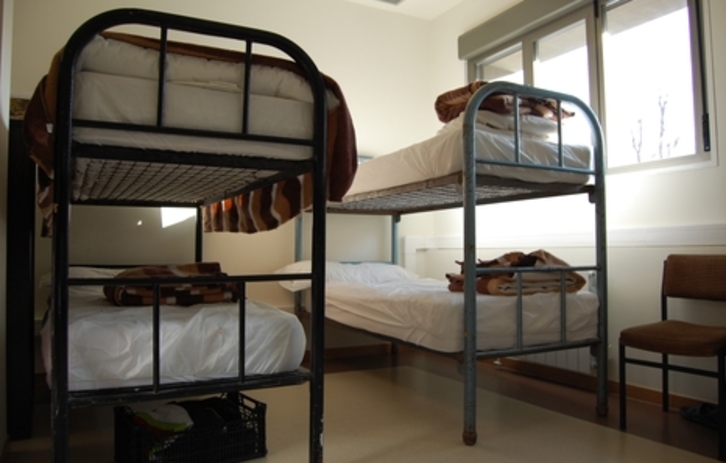 Albergue municipal para personas sin hogar.