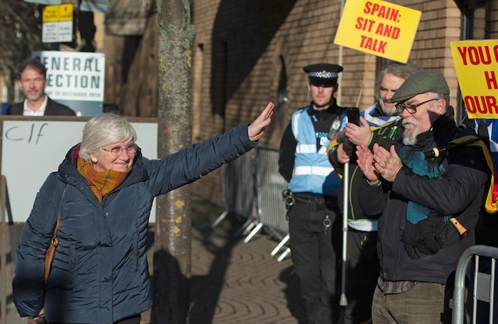 Ponsatí, en el tribunal de Edimburgo. (Neil HANNA | AFP)
