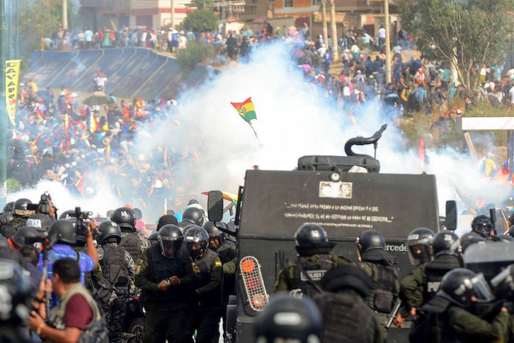 La represión contra manifestantes en Cochabamba se ha saldado con al menos seis muertos. (STR/AFP)