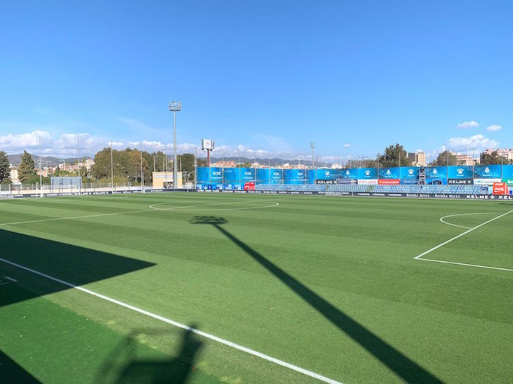 Campo del Espanyol a la hora en que estaba previsto el partido. (RCD ESPANYOL)