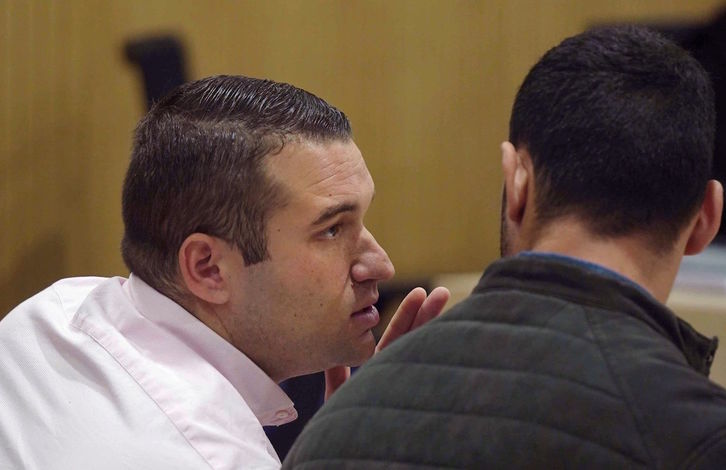 José Ángel Prenda, en la vista de hoy en Córdoba. (POOL/EFE)