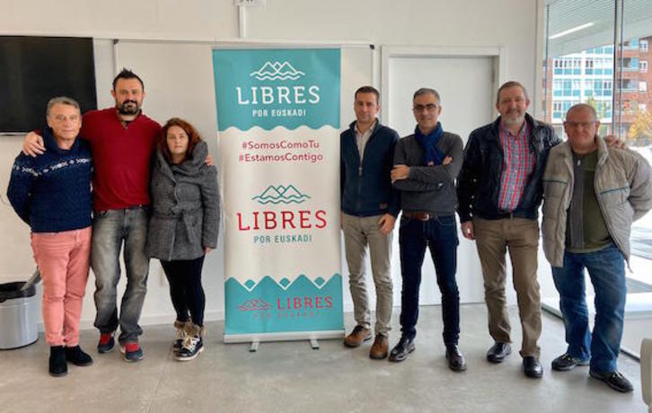 Asamblea de Libres por Euskadi, en la que participó Elvira García. (Libres por Euskadi)