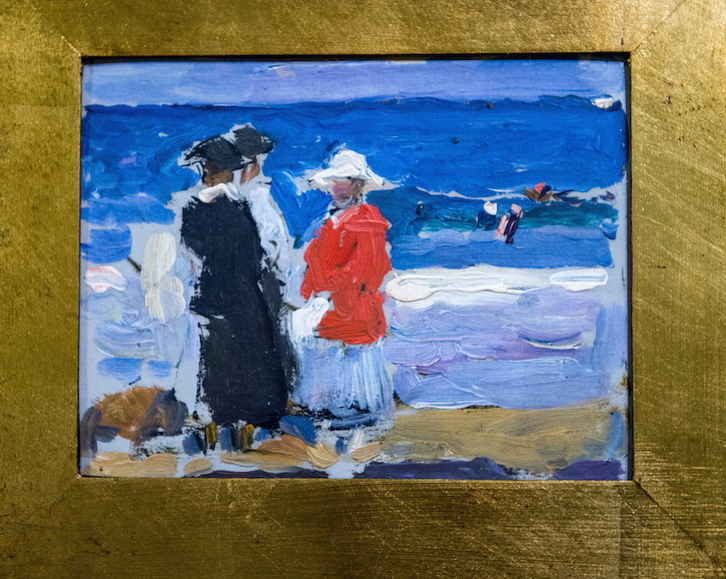 La muestra exhibe las obras en pequeño formato. (Marisol RAMIREZ I FOKU)