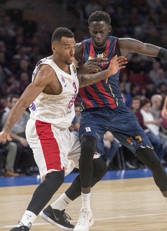 Ilimane Diop se ha reivindicado disputando un partidazo ante el campeón de la Euroliga. (Juanan RUIZ / FOKU)