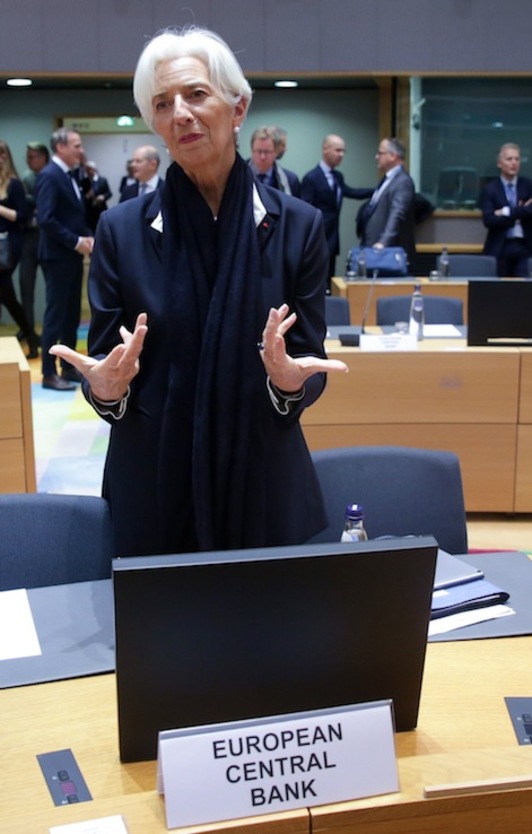 La presidenta del BCE, Christine Lagarde. (Aris OIKONOMOU | AFP)
