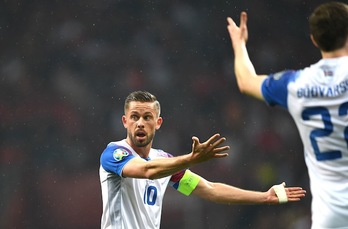 Islandia quiere estar en la fase final (Bulent KILIC / AFP)