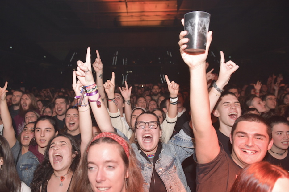 Fans de todas las generaciones han abarrotado el Navarra Arena.  (Idoia ZABALETA/FOKU)
