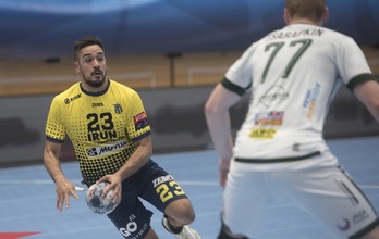 Rodrigo Salinas ha vuelto hoy y ha sido el mejor bidasotarra (Andoni CANELLADA / FOKU)