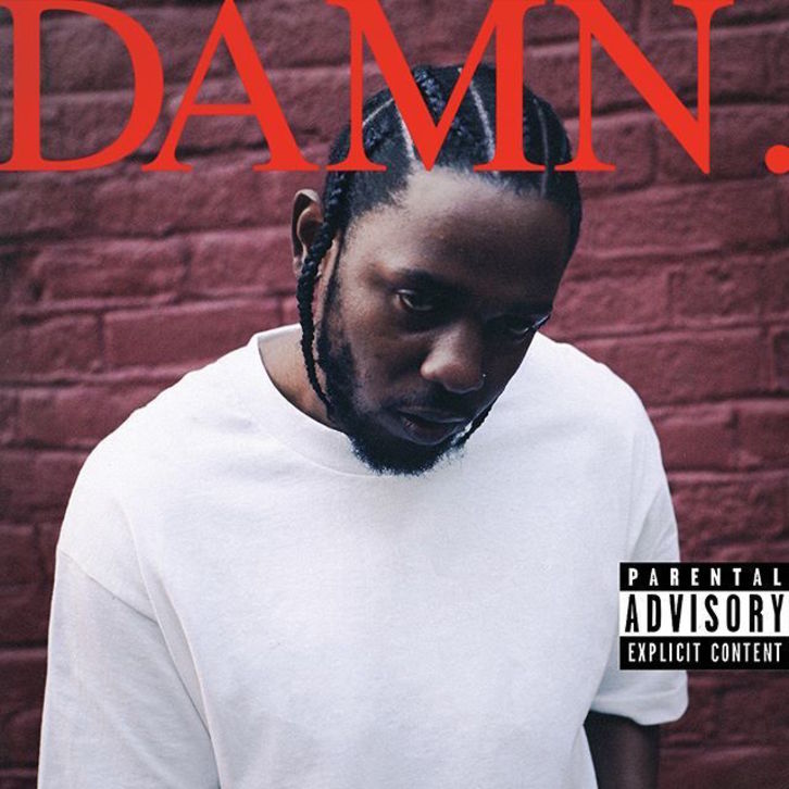 Portada de Damn, el último disco de Kendrick Lamar. 