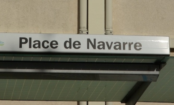 Plaza de Nafarroa en Normandía. (FOTOGRAFÍAS: Juan Mari FELIU)