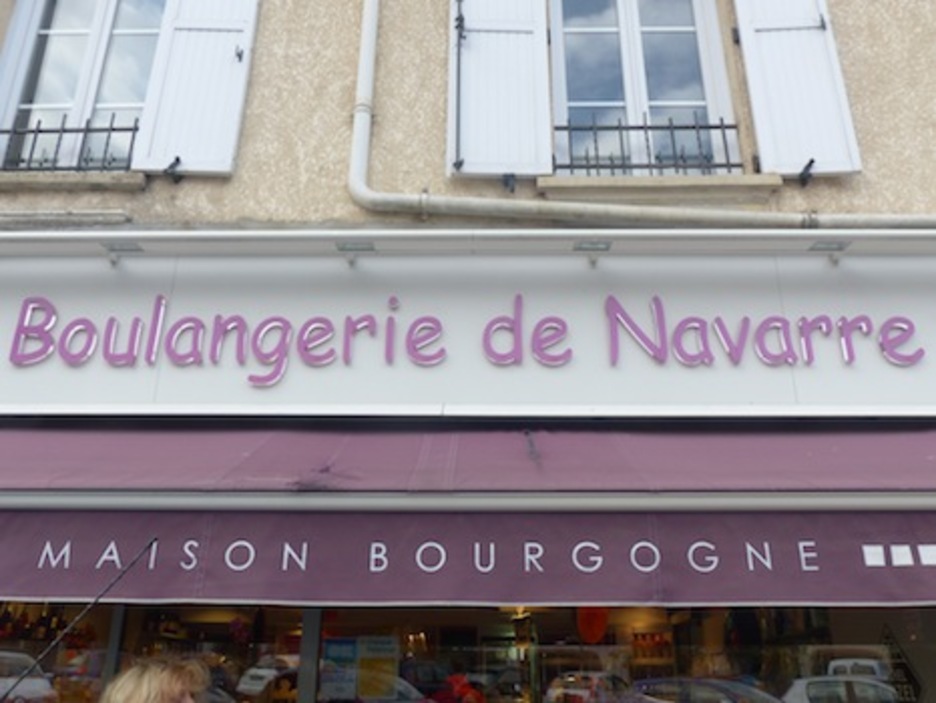 Panadería con el nombre de ‘Navarre’.