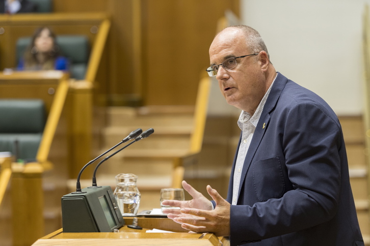 Joseba Egibar ha dicho «no haber leído nada de la comisión de expertos». (Juanan RUIZ/FOKU)