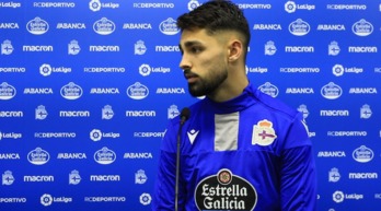 Peru Nolaskoain está cedido por el Athletic en el Deportivo. (@RCDeportivo)