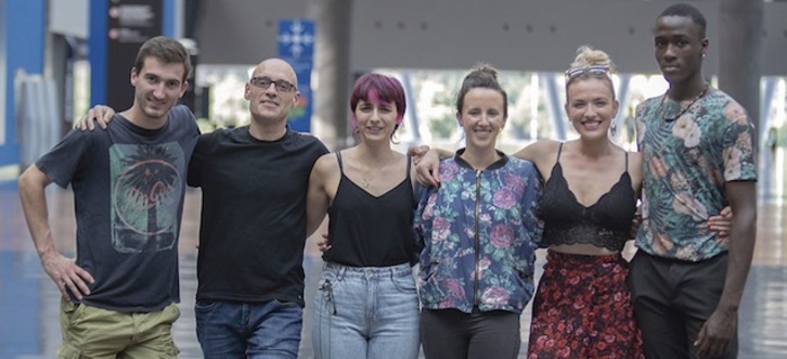 «Kartzela» serie digitaleko aktore protagonistak. (UEMA)