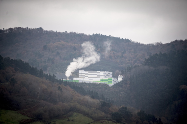 Zubietako Erraustegia frogetan. (Gorka RUBIO/FOKU)
