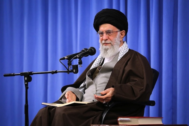 El líder supremo, el ayatollah Ali Jamenei, en una reciente imagen. (KHAMENEI.IR / AFP)