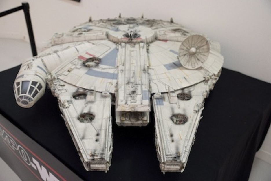 Maqueta del Halcón Milenario. (Iñigo URIZ/FOKU)