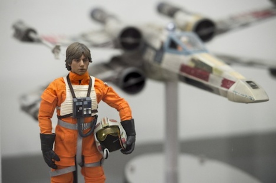 Luke Skywalker, ataviado como piloto. (Iñigo URIZ/FOKU)