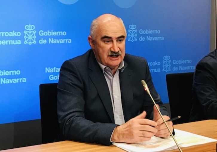 El consejero de Ordenación del Territorio, Vivienda, Paisaje y Proyectos Estratégicos del Ejecutivo navarro, José Mari Aierdi. (GOBIERNO DE NAFARROA)