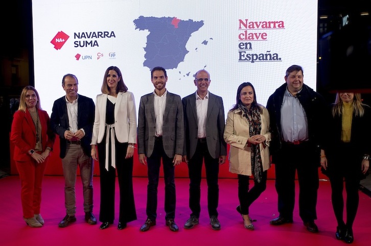 Haberse unido a Navarra Suma puede frustrarle ahora el grupo a UPN. (Iñigo URIZ | FOKU)