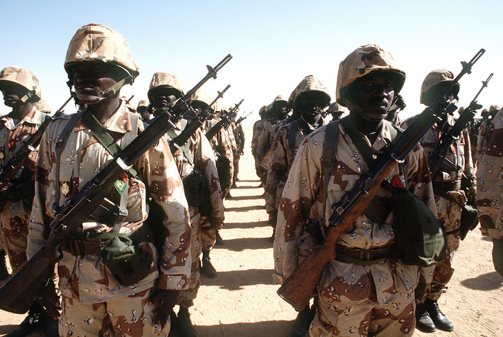 Soldados nigerinos durante la Guerra del Golfo. (WIKIPEDIA)