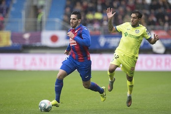 Bigas repetirá en el once aunque esta vez podría jugar como central. (Juan Carlos Ruiz/FOKU)