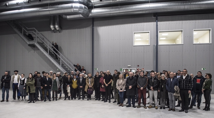 Foto de familia en los Estudios Melitón. (Jagoba MANTEROLA/FOKU)