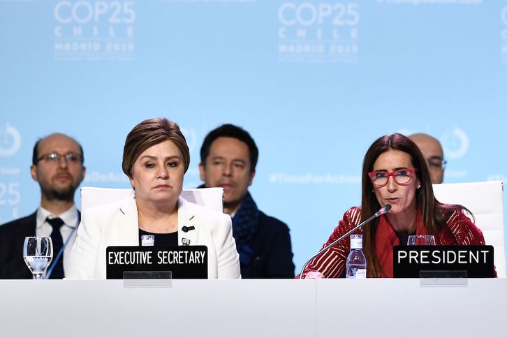 Pleno de cierre de la COP25. (Oscar DEL POZO / AFP)
