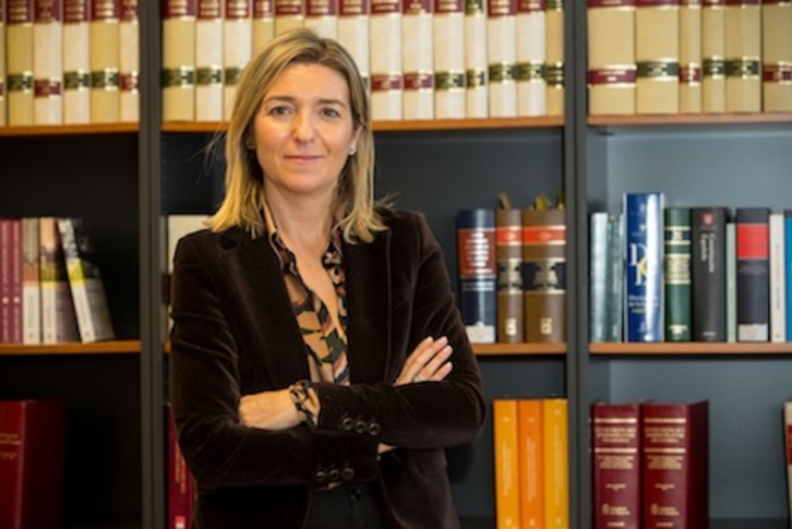 Imagen de Silvia Doménech, nueva letrada mayor del Legislativo navarro. (PARLAMENTO DE NAFARROA)
