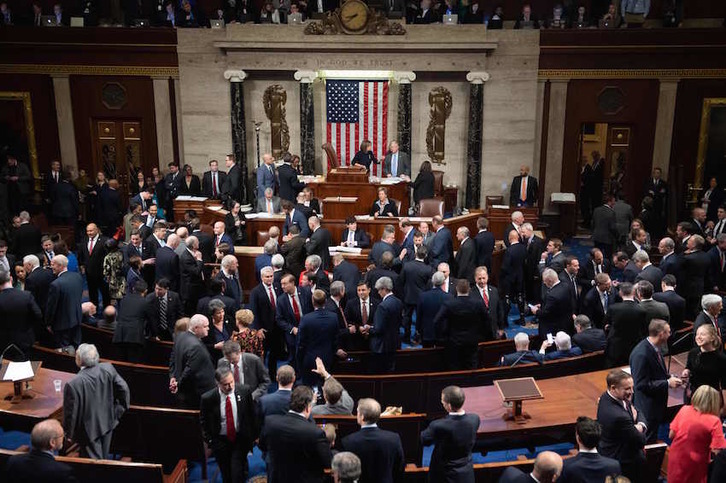 La Cámara de Representantes ha aprobado el impeachment contra Trump. (Saul LOEB/AFP)